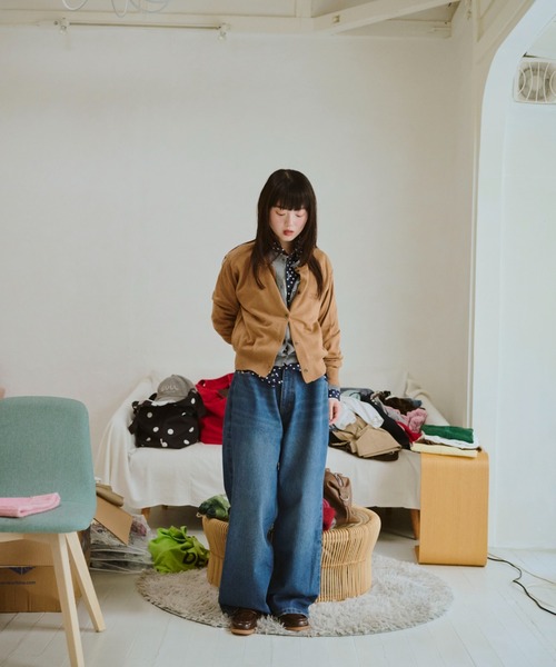 common gull products. カーディガン 2つで1つのカーディガン秋 レディース メンズ - 画像 (8)