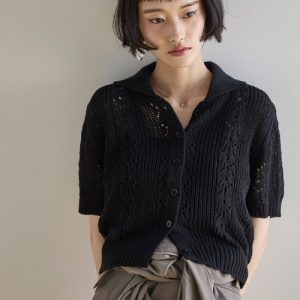 THE Yon 「THE YOn」 カーディガン FREE ブラック レディース