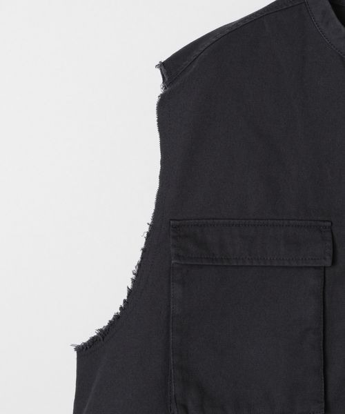 JEANASIS 「JEANASIS」 ベスト FREE カーキ レディース - 画像 (9)