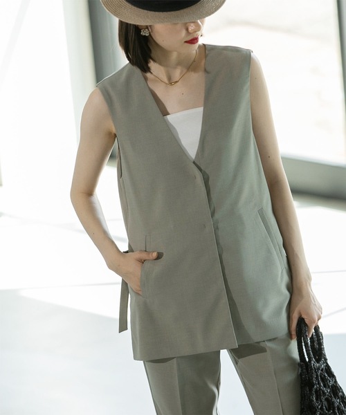 OPAQUE.CLIP 「OPAQUE.CLIP」 ベスト 42 グレー レディース