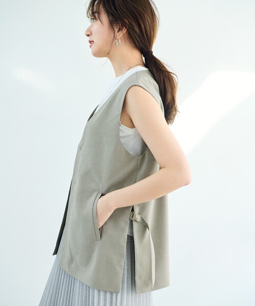 OPAQUE.CLIP 「OPAQUE.CLIP」 ベスト 42 グレー レディース - 画像 (2)