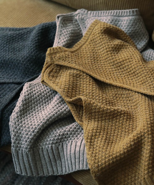 soulberry 「soulberry」 ニットベスト M チャコールグレー レディース - 画像 (9)