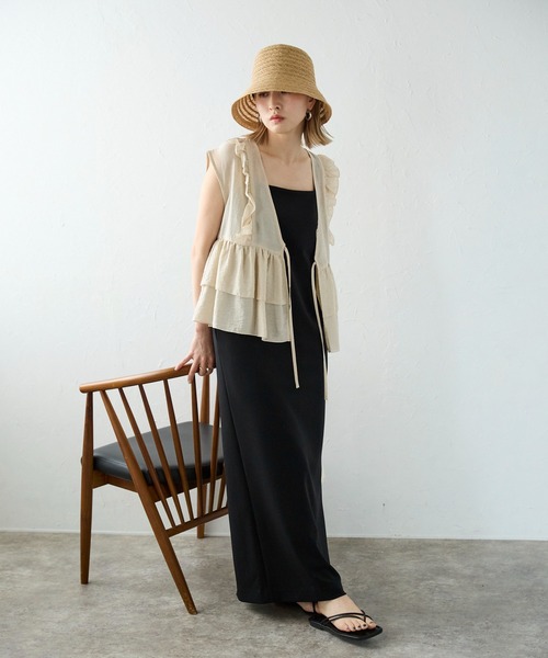 meilmada 「meilmada」 ベスト MEDIUM オフホワイト レディース - 画像 (4)