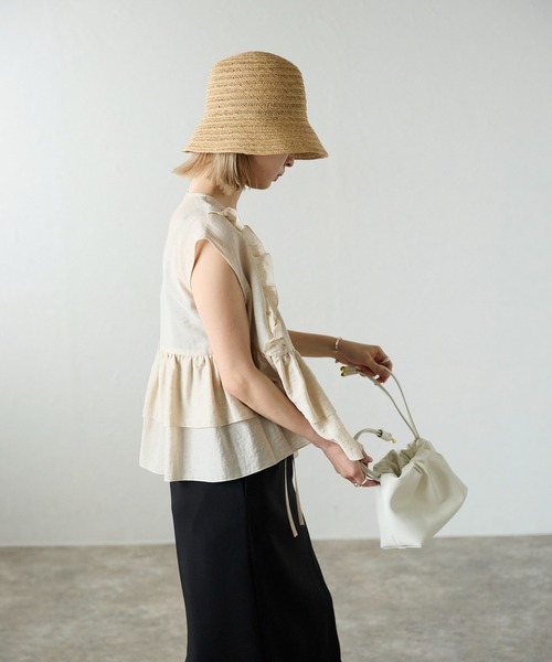 meilmada 「meilmada」 ベスト MEDIUM オフホワイト レディース - 画像 (6)