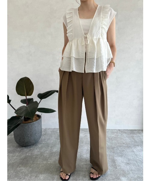 meilmada 「meilmada」 ベスト MEDIUM オフホワイト レディース - 画像 (8)