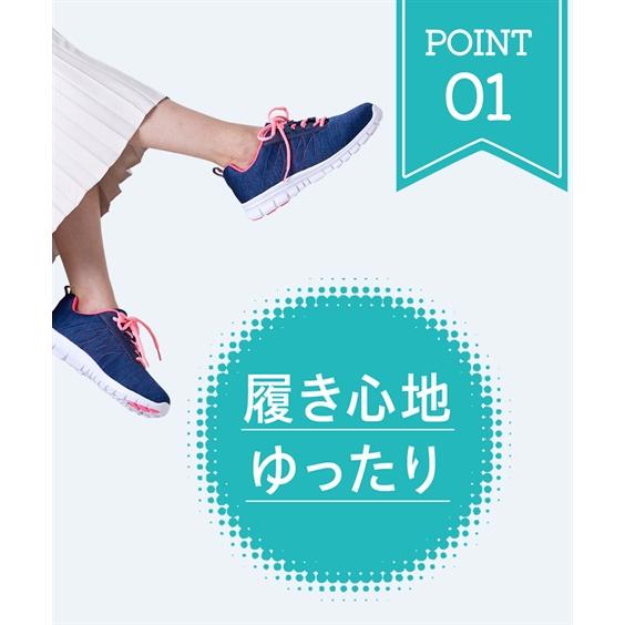 ニッセン スニーカー 靴 4E 幅広 ワイド 大きいサイズ 軽い 超軽量 ランニングシューズ ジョギングシューズ 定番 歩きや - 画像 (2)