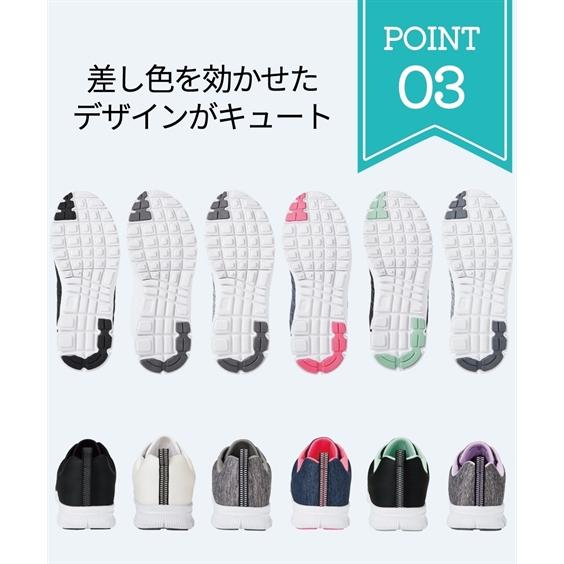 ニッセン スニーカー 靴 4E 幅広 ワイド 大きいサイズ 軽い 超軽量 ランニングシューズ ジョギングシューズ 定番 歩きや - 画像 (4)