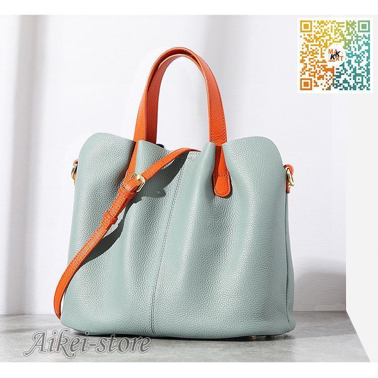 本革 トートバッグ レディース レザーバッグ ショルダーバッグ 革バッグ かばん 通勤 通学 大人 20代30代40代50代 - 画像 (4)