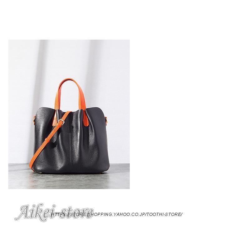 本革 トートバッグ レディース レザーバッグ ショルダーバッグ 革バッグ かばん 通勤 通学 大人 20代30代40代50代 - 画像 (8)