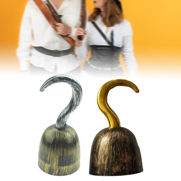 フック船長コスチューム コスプレ ハロウィン 写真撮影用小道具 本物そっくりの海賊フックおもちゃ テーマイベント 仮装 フェスティバル お祝い用