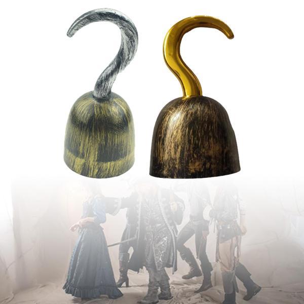 フック船長コスチューム コスプレ ハロウィン 写真撮影用小道具 本物そっくりの海賊フックおもちゃ テーマイベント 仮装 フェスティバル お祝い用 - 画像 (4)