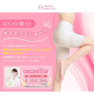 芦屋美整体 定番ロングセラー【ブランド公式＆送料無料】芦屋美整体 骨盤スリムスタイルショーツ 2枚 骨盤ショーツ ガードル 痩せる 補正下着 ダイエット ヒップアップ 産後