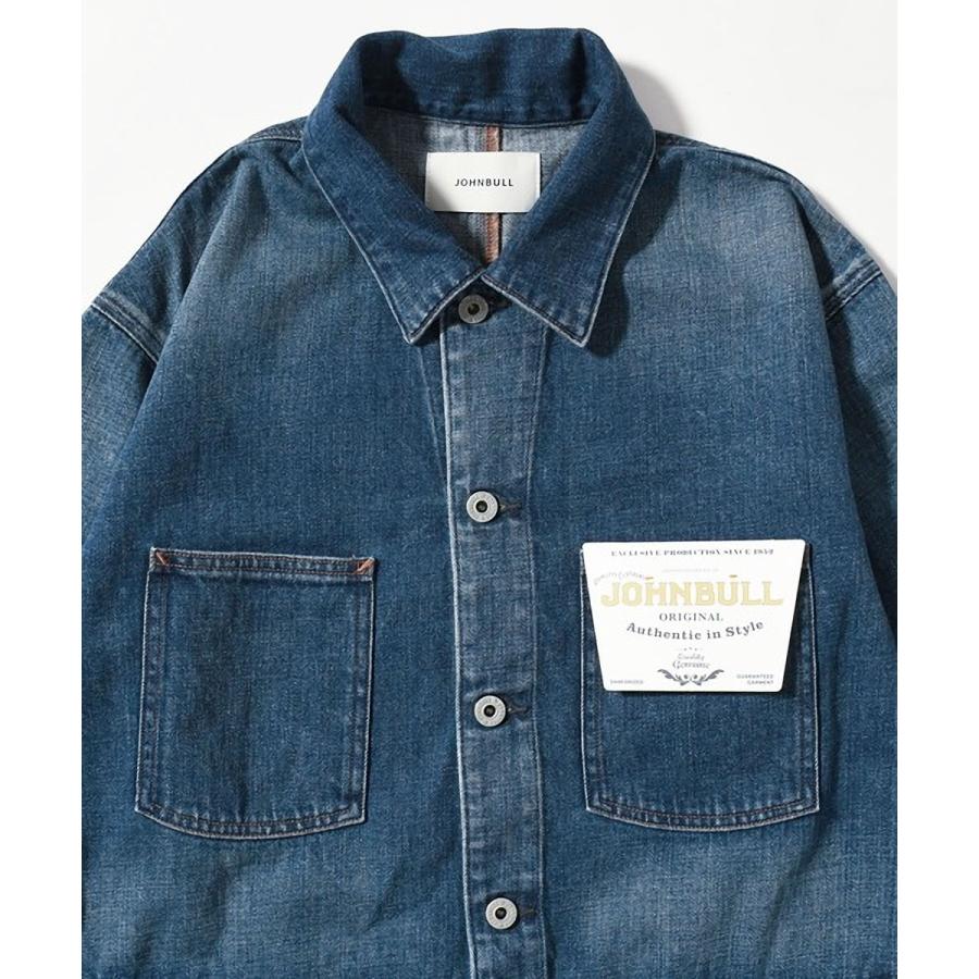 Johnbull ジョンブル メンズ 12.5オンスデニムオールインワン サロペット ヴィンテージ ワーカー ジーンズ ツナギ オーバーオール - 画像 (7)
