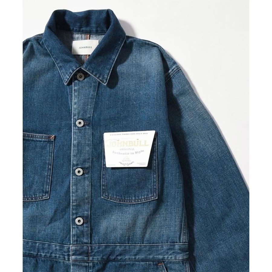 Johnbull ジョンブル メンズ 12.5オンスデニムオールインワン サロペット ヴィンテージ ワーカー ジーンズ ツナギ オーバーオール - 画像 (8)