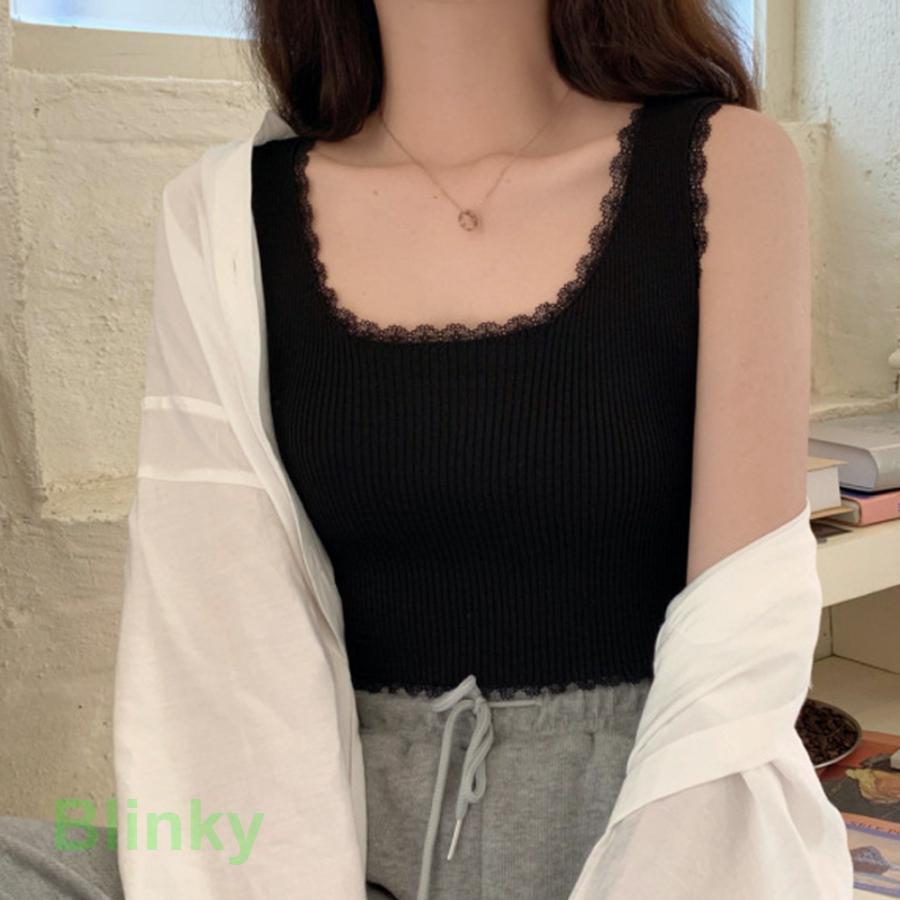 タンクトップ へそ出し サマーニット - 画像 (9)