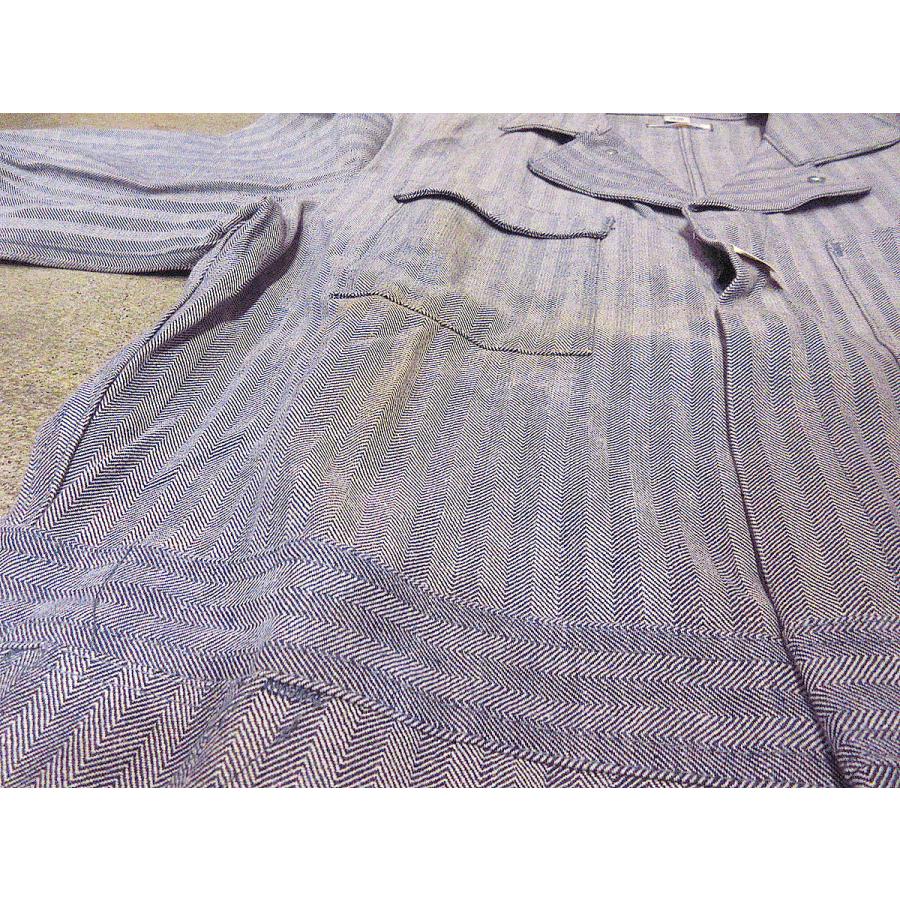 ビンテージ70’s●DEADSTOCK Dickies HBTオールインワン表記size 42 LONG●231102j6-m-all古着1970sデッドストック - 画像 (8)