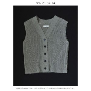 anuke アンヌーク 2025FallWinter トップス Curlyarn Knit Vest 9月上旬予約 カールヤーンニットベスト ノースリーブ セットアップ 25秋冬 62520508 62520703