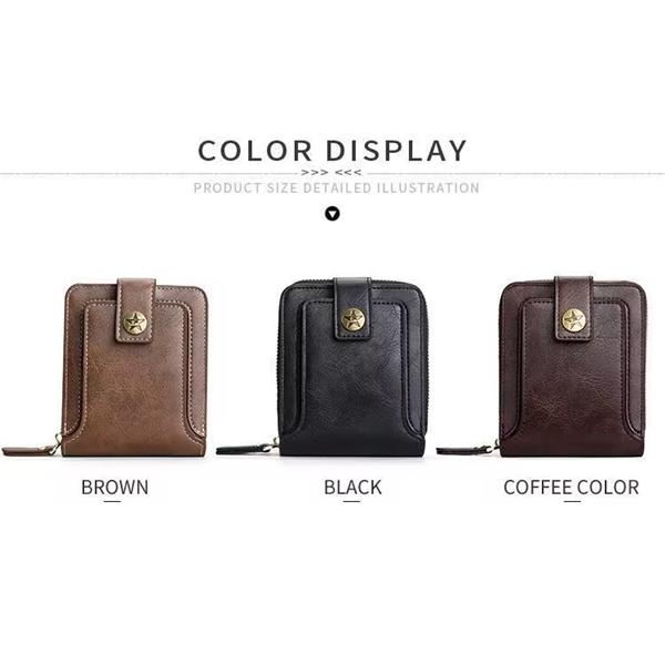 財布 二つ折り メンズ ミニ財布 レディース BOX型 コインケース 小銭入れ あり コンパクト 40代 50代 30代 20代 カード さいふ - 画像 (6)