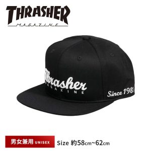 THRASHER スラッシャー ベースボールキャップ メンズ ブランド 帽子 レディース 遮光 ロゴ 刺繍  ローキャップ アメカジ ds1800