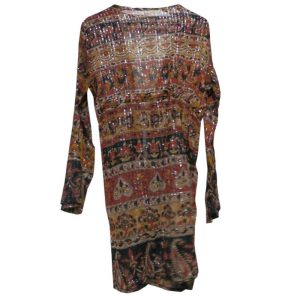 カーディガン　アジアン衣料　ネパール・コットン・カーディガン4　クリックポスト選択　送料200円