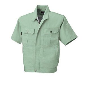 4930269173930 BEE MAX BM538 ハンソデジヤケツト 色：スモークグリーン サイズ：5L