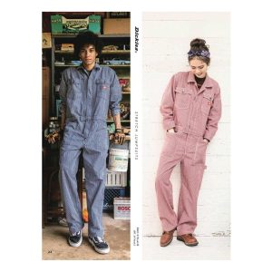 Dickies ディッキーズ D-716 ストレッチヒッコリー ツナギ カラー3色 サイズSS〜5L つなぎ ストレッチ