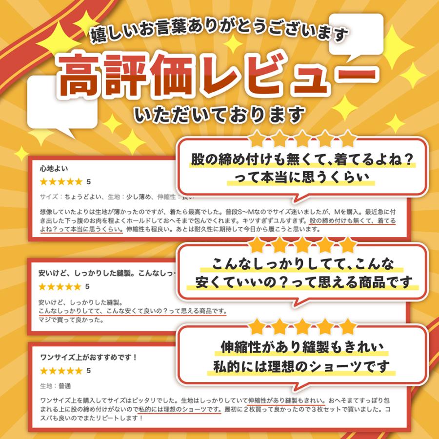 ハイウエスト ショーツ 3枚セット ハイウェストショーツ レディース 綿 コットン 桃尻 温活 下着 深め 深履き インナー 無地 ノーマル - 画像 (2)