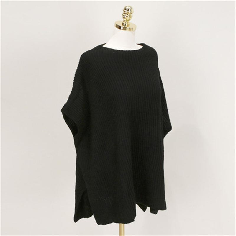 ニットベスト レディース ポンチョ チョッキ ベスト ジレー ローゲージニット 一部即納 ゆったり プルオーバー セーター 無地 秋コーデ カジュアル 重ね着