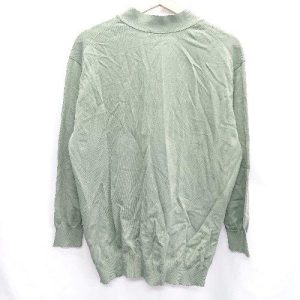 ◇ NOLLEY'S ノリーズ 長袖 カーディガン サイズFREE カーキグリーン レディース E