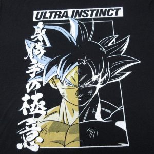 XL/古着 半袖 Tシャツ メンズ アニメ ドラゴンボール超 孫悟空 大きいサイズ クルーネック 黒 ブラック 25jun26 中古