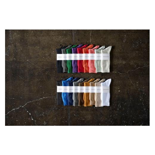 ふるさと納税 ファッション 奈良県 広陵町 HARUSAKU プレーンリブソックス 5足セット (25cm〜27cm)///靴下 くつした くつ下 ソックス 足元 ビジネス シン… - 画像 (2)