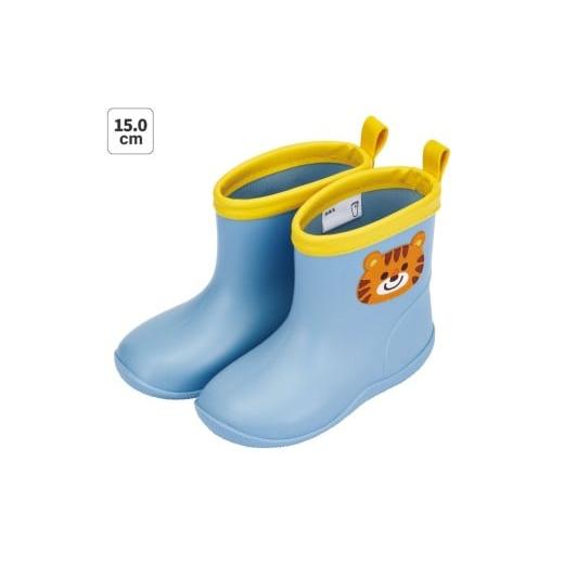 ふるさと納税 ファッション 靴 奈良県 奈良市 ワッペン 付き レインブーツ 15cm 長靴 キッズ 子供 おしゃれ かわいい スケーター skater トラ とら チアフル …