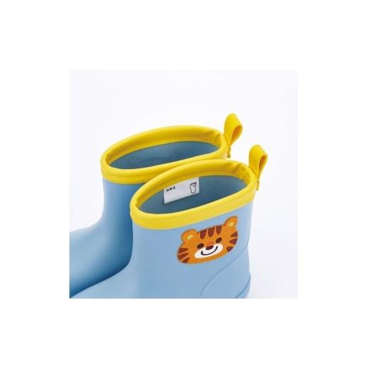 ふるさと納税 ファッション 靴 奈良県 奈良市 ワッペン 付き レインブーツ 15cm 長靴 キッズ 子供 おしゃれ かわいい スケーター skater トラ とら チアフル … - 画像 (2)