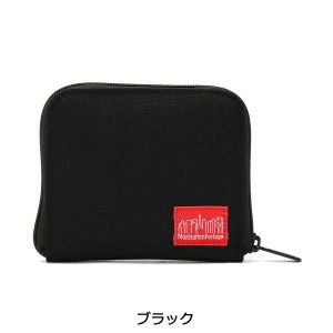 Manhattan Portage 日本正規品 マンハッタンポーテージ 二つ折り財布 ミニ財布 Corner Wallet 二つ折り 黒 ブランド メンズ レディース MP1037
