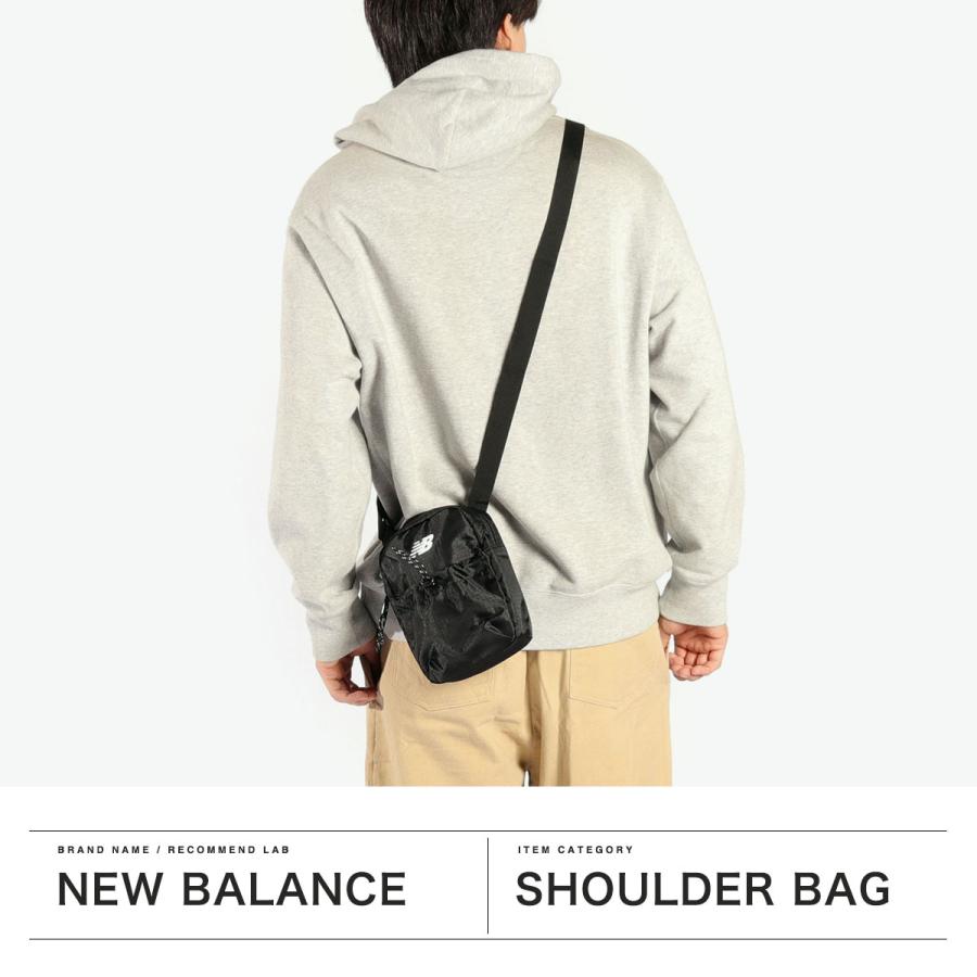 New Balance 最大42%★9/23〜 ニューバランス ショルダーバッグ メンズ レディース 斜めがけバッグ ブランド 斜めがけ 小さめ ミニ 縦型 スポーツ 2L LAB51901