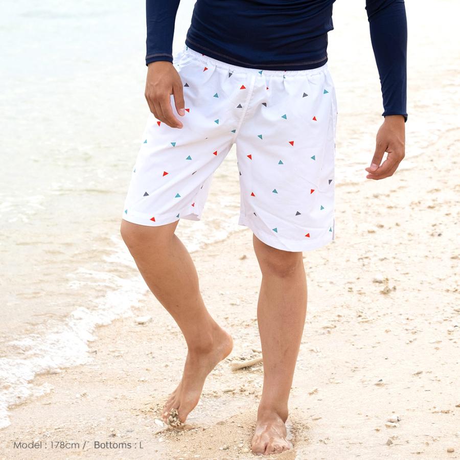 FELLOW サーフパンツ メンズ ハーフパンツ 水陸両用 速乾 UVカット 日焼け対策 海 プール ルームウェア サーフィン 海パン - 画像 (2)