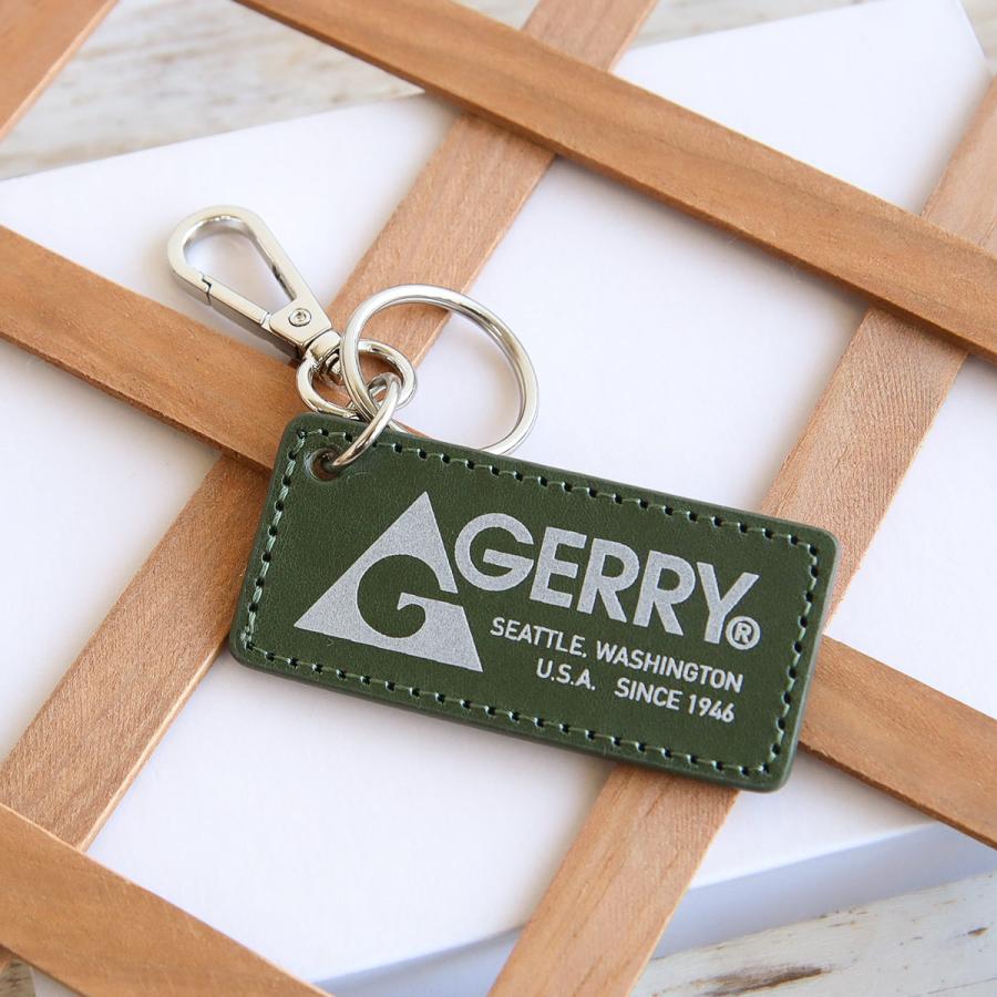 GERRY ジェリー キーホルダー 本革 リフレクター キーリング 牛革 カギ 革製品 ブラック 黒 ブラウン 赤 レッド GR490QG - 画像 (6)