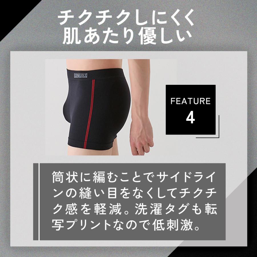 BODY WILD グンゼ ボクサー パンツ メンズ ボディワイルド 前閉じ ストレッチ 直営店限定 迷彩 下着 GUNZE BWS110Q S M L LL - 画像 (7)