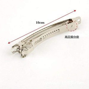 shefun シニヨン ネット付 バレッタ リボン シンプル ヘアクリップ 黒 JP114