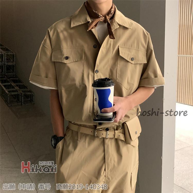 つなぎ 作業服 メンズ 半袖 オーバーオール オールインワン 40代 50代 ロングパンツ おしゃれ 春服 夏服 - 画像 (6)