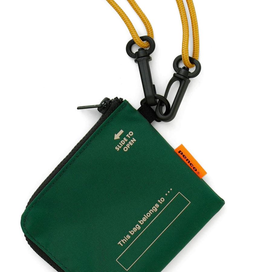 penco 財布 ペンコ Lパース コインケース お札 二つ折り 小銭入れ カードケース カード入れ 薄型 コンパクト ポーチ ミニ財布 メンズ ナイロン レディース - 画像 (3)