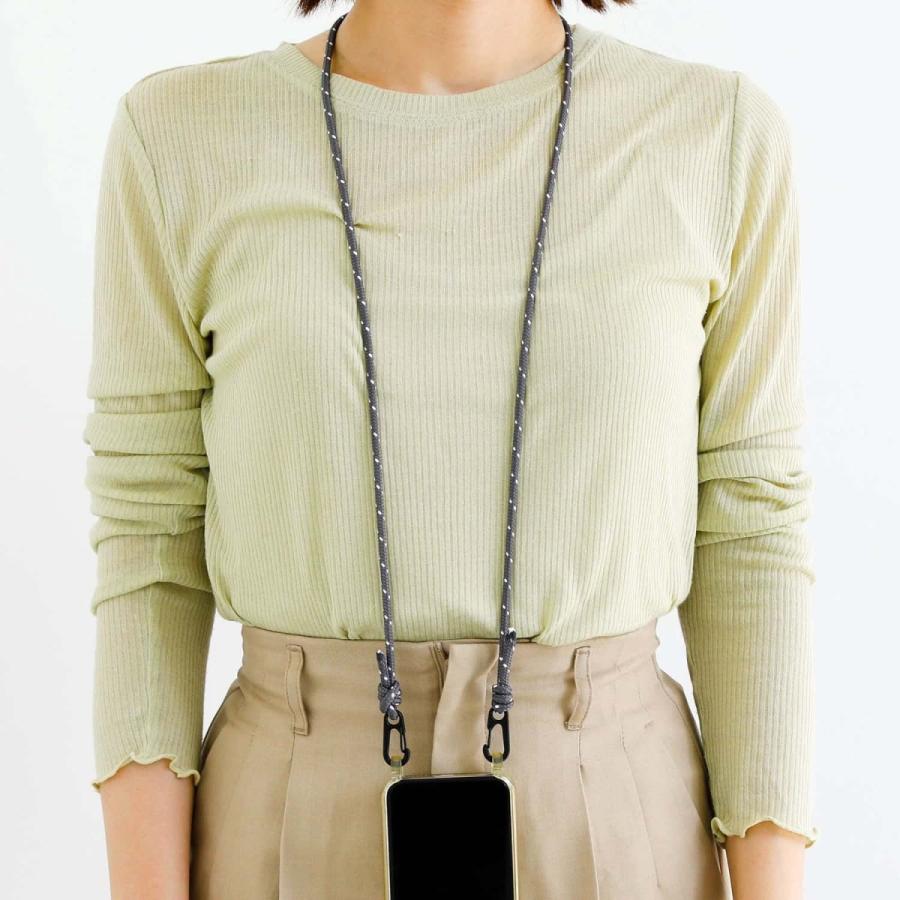 HIGHTIDE コードストラップ ストラップ 首掛け マスク スマホ 携帯 ショルダーストラップ ネックストラップ カラビナ サコッシュ メンズ レディース - 画像 (9)