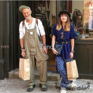 【タイムセール】オーバーオール つなぎ サロペット アメカジ シンプル ストリートワークスタイル カッコイイ