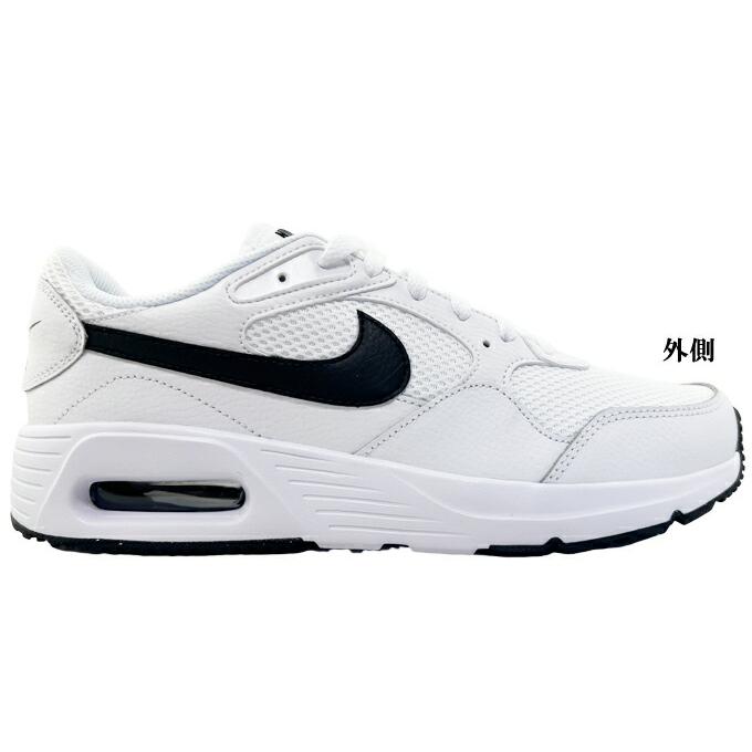 NIKE ナイキ エアマックス SC CW4555 102 ホワイト/ブラック-ホワイト 25.0~28.0cm メンズ スニーカー