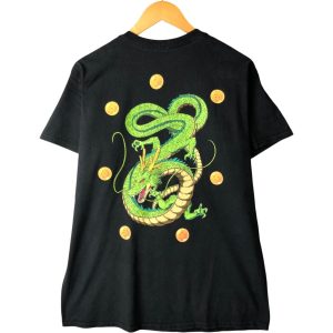 古着 DRAGONBALL Z ドラゴンボールZ 孫悟空 シェンロン アニメ キャラクタープリントTシャツ メンズL相当 /eaa568628