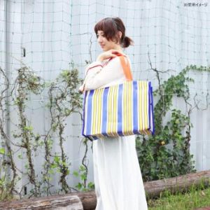 バッグ ラージトート ブルー 13124550538