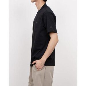 New Balance ニューバランス メンズ 半袖Tシャツ シューパッチレギュラーTシャツ_ AMT45097 （ブラック）