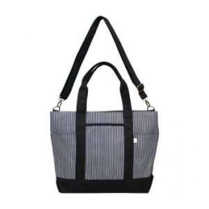 カラーキャンバス2WAYトート Lサイズ SFA-0117 ヒッコリー/ブラック　代引き不可/同梱不可