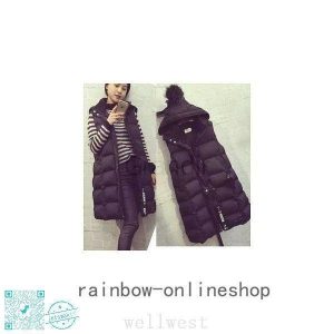 ダウンベストレディース中綿ベストフード付きロング丈ジレキルティングベストアウタートップスカジュアル着痩せ厚手オシャレ軽量