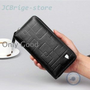 財布 メンズ 長財布 ラウンドファスナー 本革 大容量 ダブルジップ 多機能 ウォレット ストラップ シンプル 通勤 別